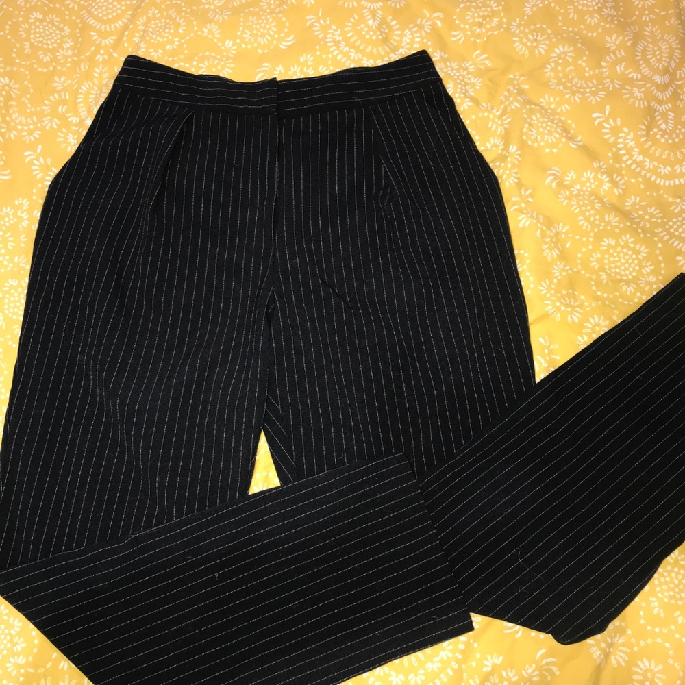 Forever 21 High rise Trousers in Stripes